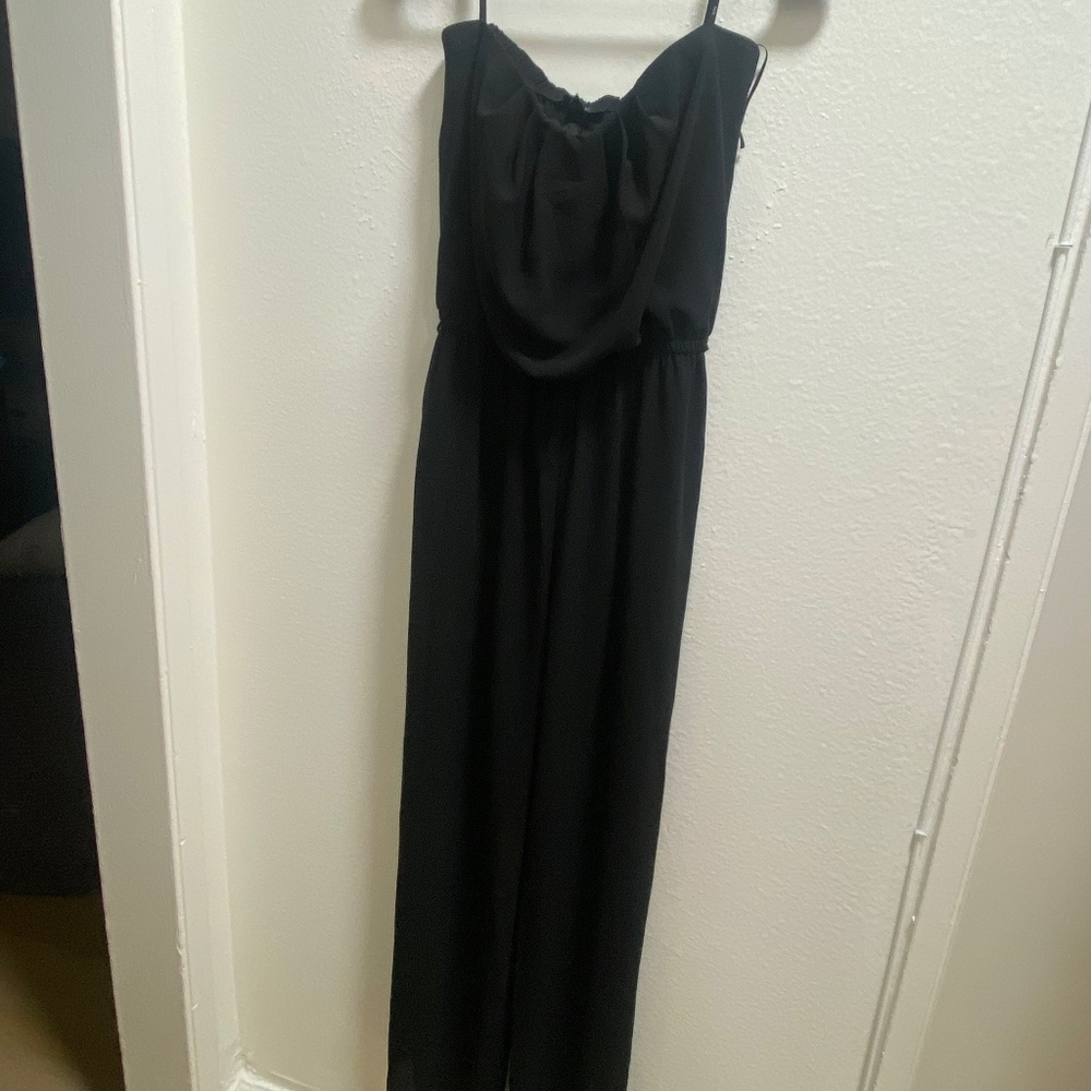 Off Shoulder Black Jumpsuit